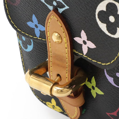 Louis Vuitton Monogram Multicolor Petit Noe Shoulder Bag Semi Noir Black — view 6