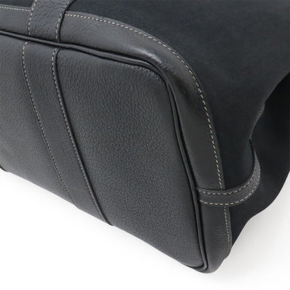 Hermes Garden Party PM Tote Toile Officier Canvas Black Silver — view 3