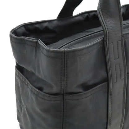 Hermes Acapulco PM Tote Nylon Leather Black Silver — view 7