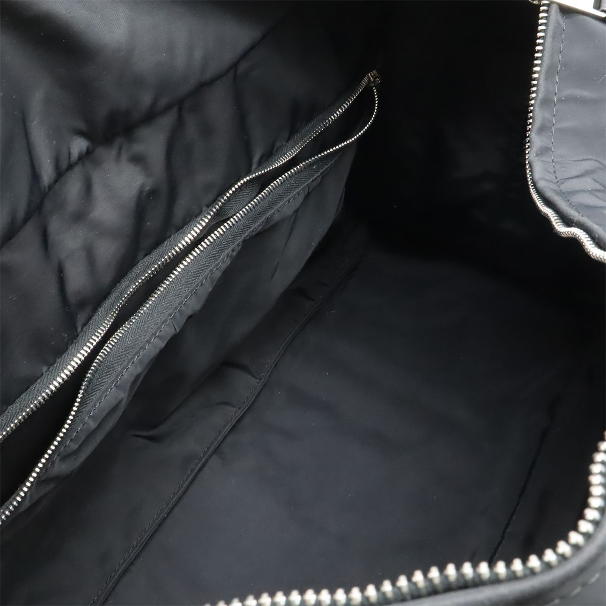 Hermes Acapulco MM Tote Nylon Leather Black — view 6