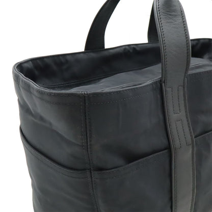 Hermes Acapulco MM Tote Nylon Leather Black — view 7