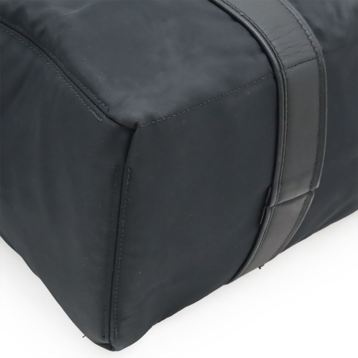 Hermes Acapulco MM Tote Nylon Leather Black — view 3