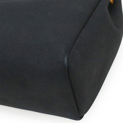 Hermes Herbag PM 2-Way Shoulder Bag Toile Officier GM Black Brown Beige — view 3