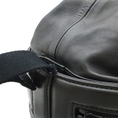 Bottega Veneta Drawstring Bucket Bag Crossbody Leather Black — view 7