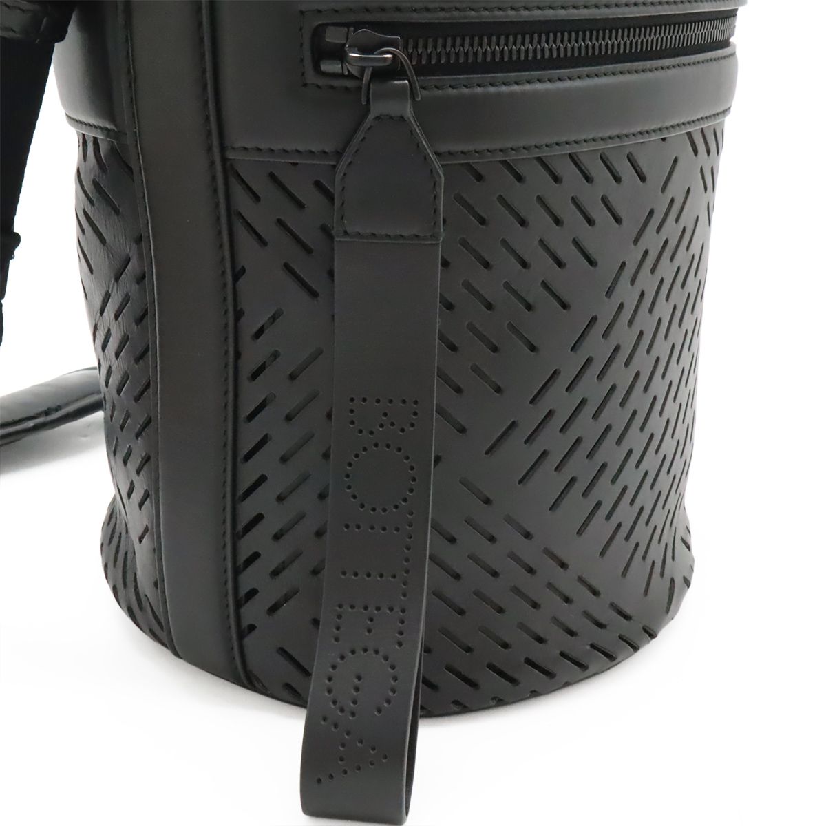 Bottega Veneta Drawstring Bucket Bag Crossbody Leather Black — view 8