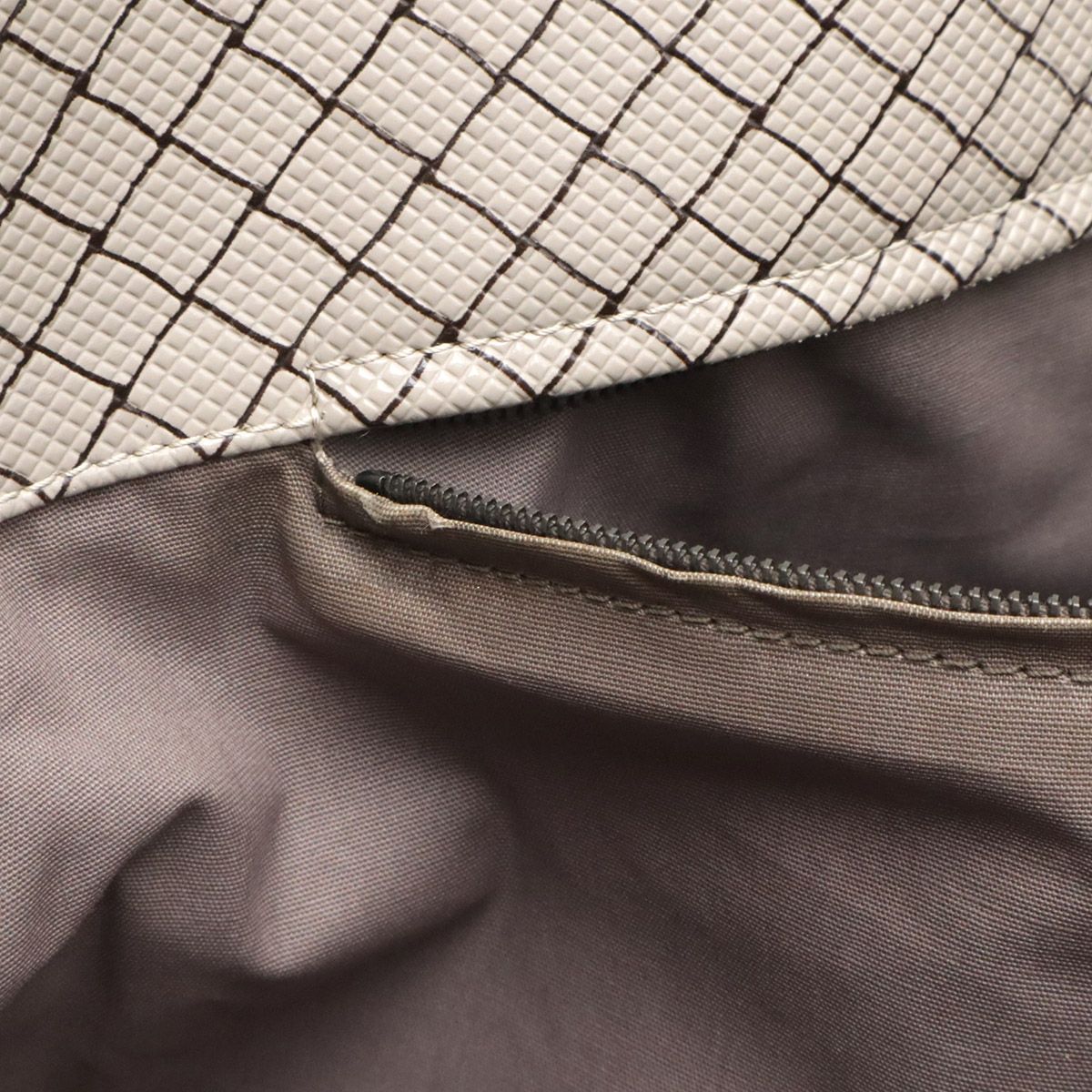 Bottega Veneta Marco Polo Tote Shoulder Bag Light Gray Judah Brown — view 8