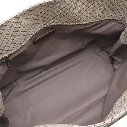 Bottega Veneta Marco Polo Tote Shoulder Bag Light Gray Judah Brown — view 6