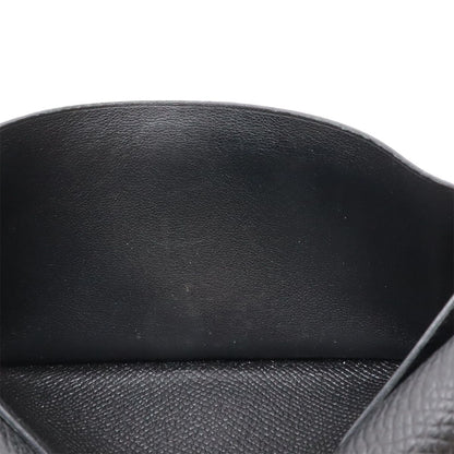 Hermes Bearn Souffle Bifold Wallet Veau Epsom Black Gold — view 6
