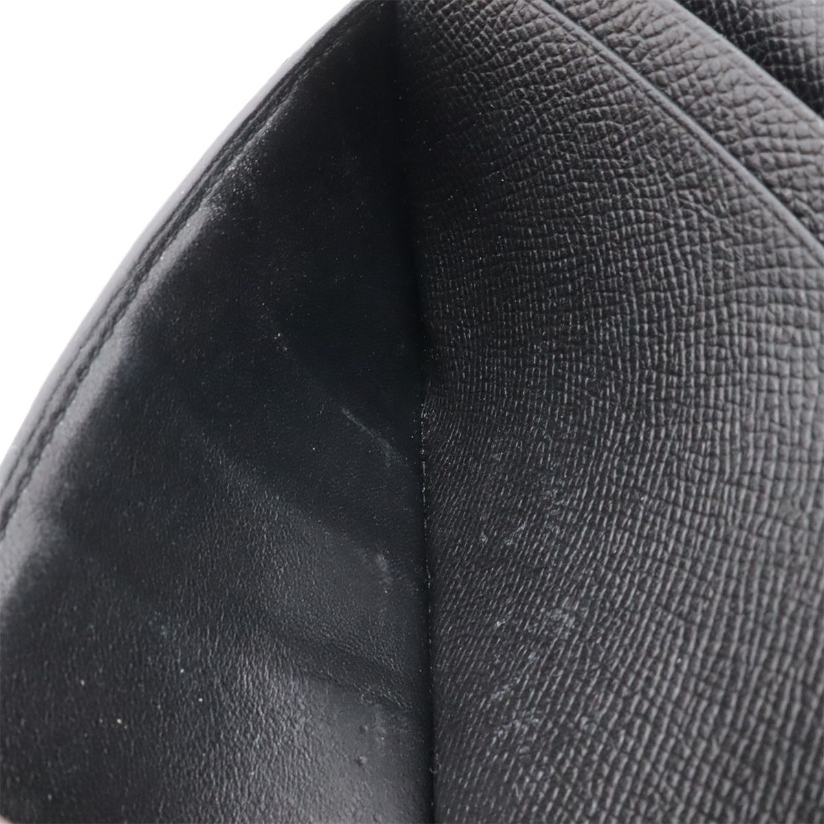 Hermes Bearn Souffle Bifold Wallet Veau Epsom Black Gold — view 7