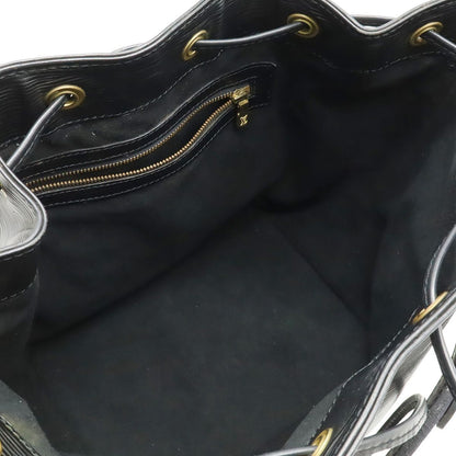 Louis Vuitton Epi Petit Noir Shoulder Bag Drawstring Black — view 5