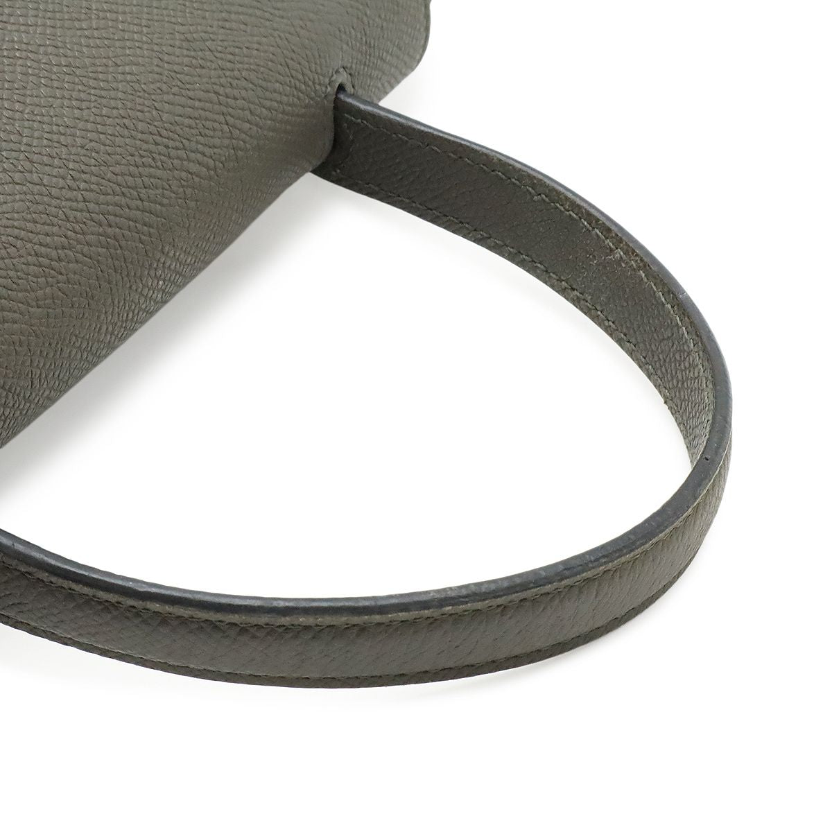 Celine Belt Bag Nano 2-Way Crossbody Leather Gray Gold — view 6