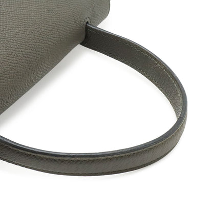 Celine Belt Bag Nano 2-Way Crossbody Leather Gray Gold — view 6