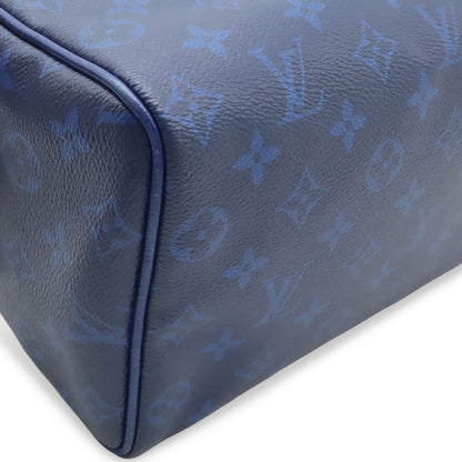Louis Vuitton Taigarama Dopp Kit Clutch Handbag Cobalt Blue — view 3