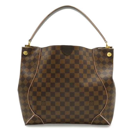 Louis Vuitton Damier Kaisa Hobo Shoulder Bag Rose Velours