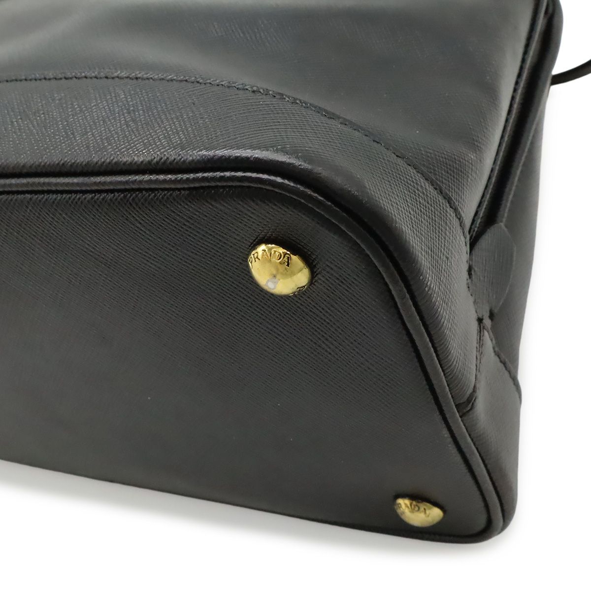 Prada Triangle Logo 2-Way Shoulder Bag Crossbody Dome — view 3
