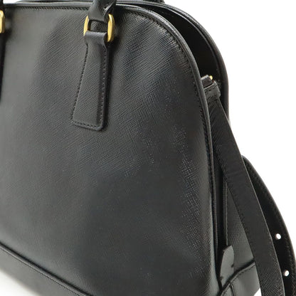 Prada Triangle Logo 2-Way Shoulder Bag Crossbody Dome — view 8