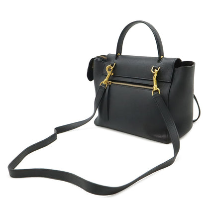 Celine Belt Bag Micro 2-Way Crossbody Leather Black Gold — view 2
