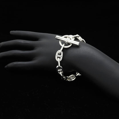 Hermes Chaine D'ancre Bracelet MM 18 Pieces Silver — view 5