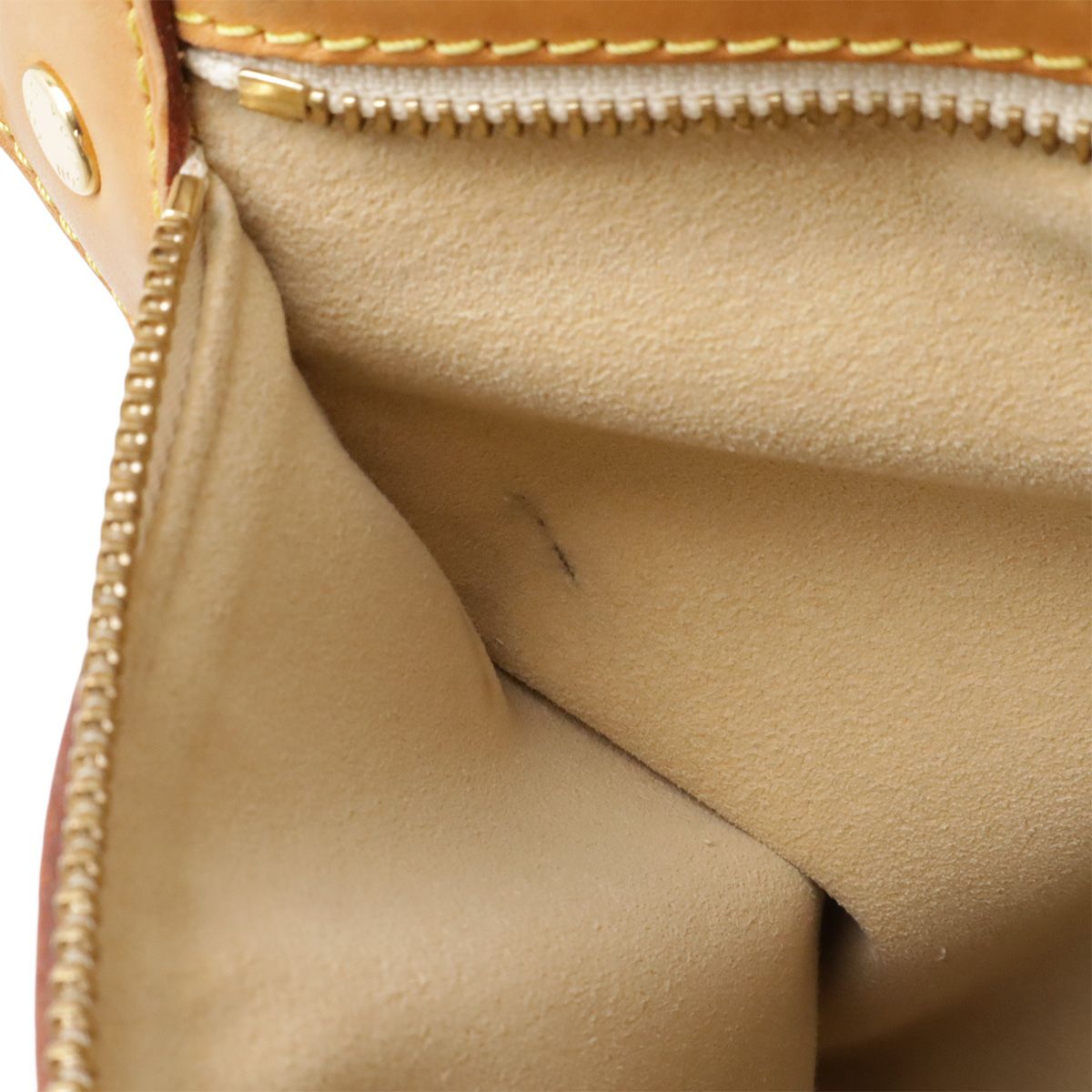 Louis Vuitton Damier Azur Ivora MM Tote Gold — view 9