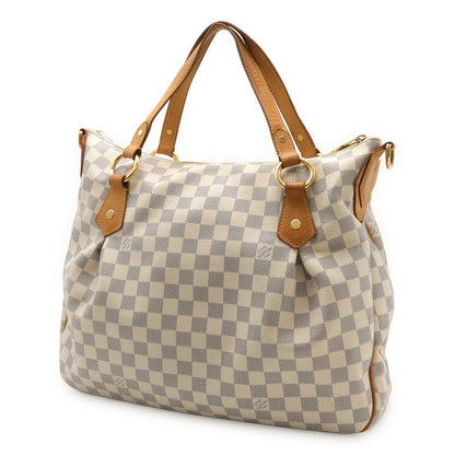 Louis Vuitton Damier Azur Ivora MM Tote Gold — view 2