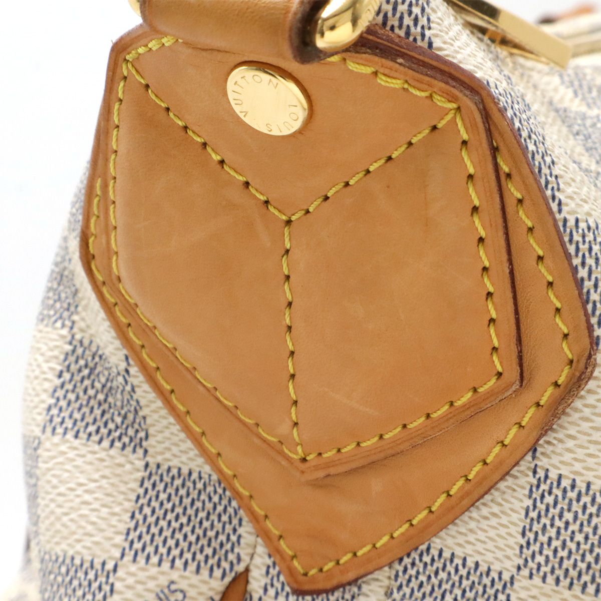 Louis Vuitton Damier Azur Ivora MM Tote Gold — view 4