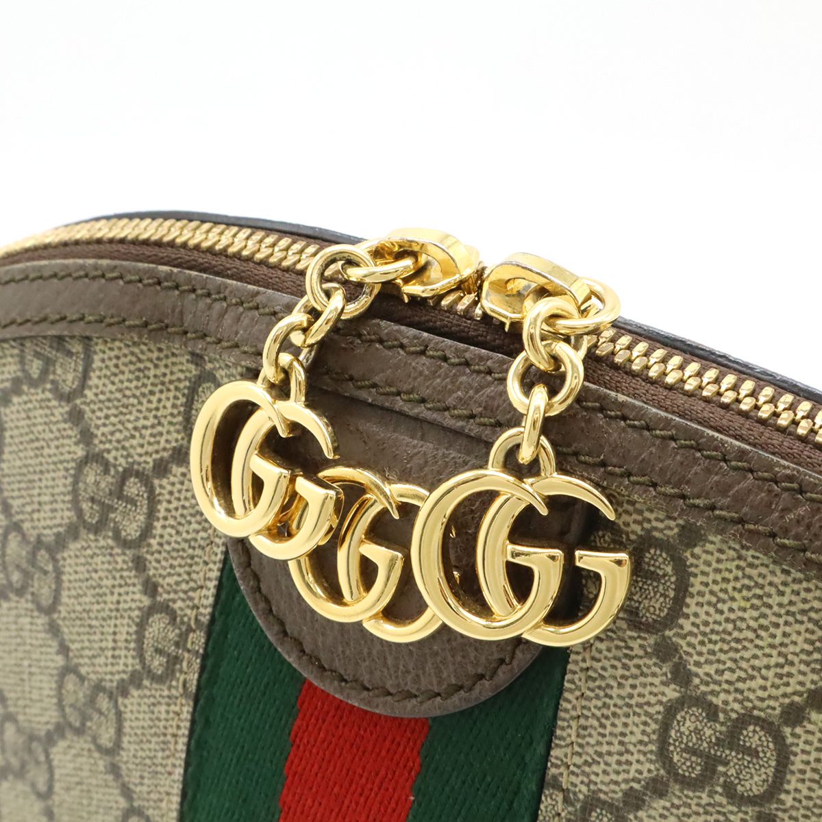 Gucci Ophidia Small Shoulder Bag GG Supreme Sherry Line Pochette Crossbody — view 7