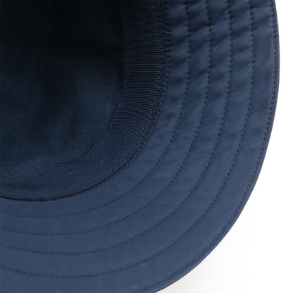 Hermes Series Button Clou de Selle Bucket Hat Cotton 59% Nylon 41% Navy Orange — view 4