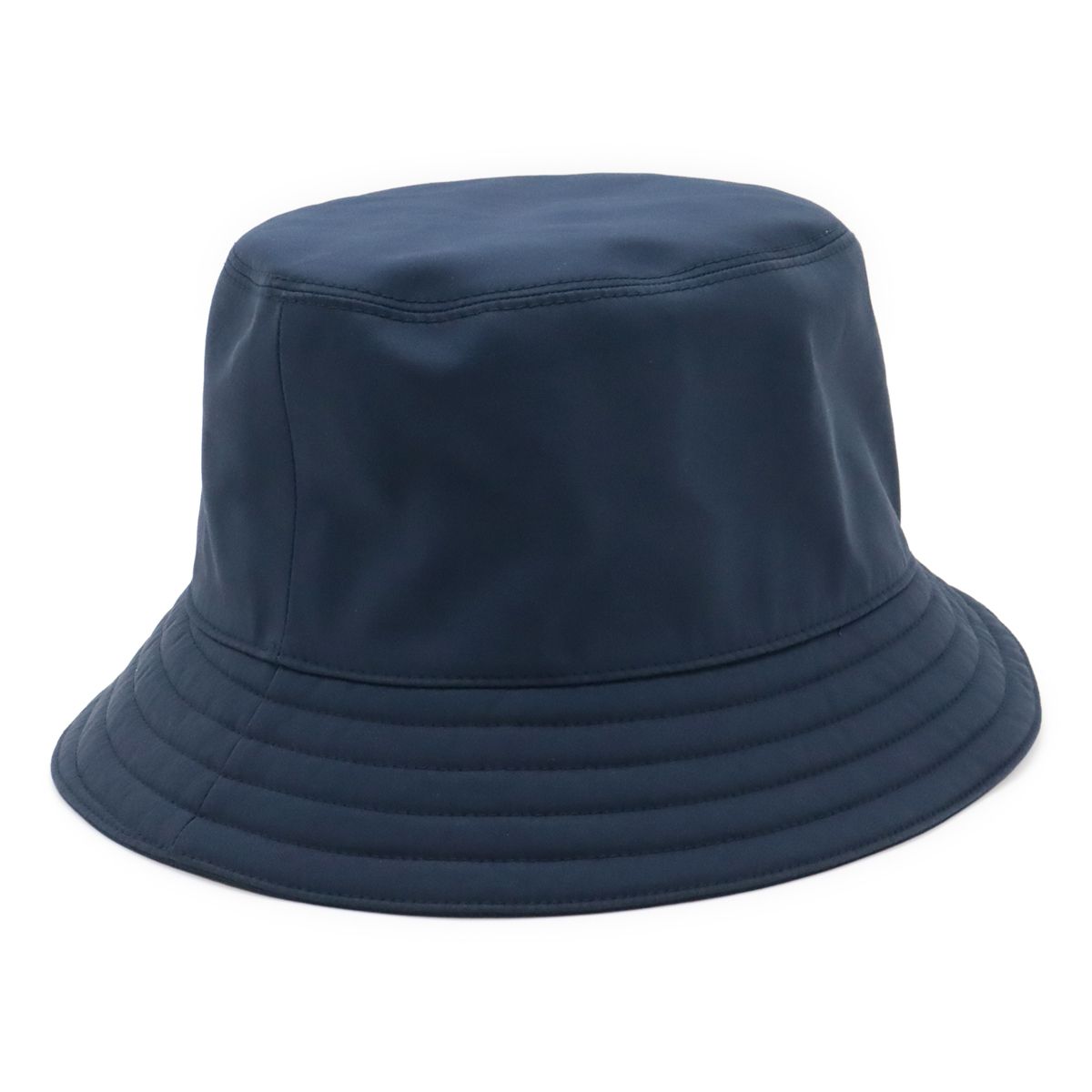 Hermes Series Button Clou de Selle Bucket Hat Cotton 59% Nylon 41% Navy Orange — view 2