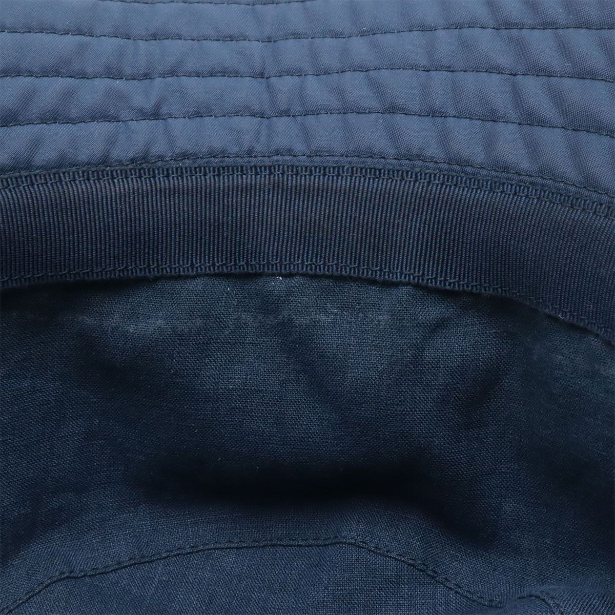 Hermes Series Button Clou de Selle Bucket Hat Cotton 59% Nylon 41% Navy Orange — view 5