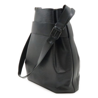 Louis Vuitton Epi Sac Depot Shoulder Bag Semi Noir Black — view 2