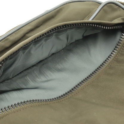 Prada Sports Line Shoulder Bag Crossbody Nylon Khaki Gray Silver — view 9
