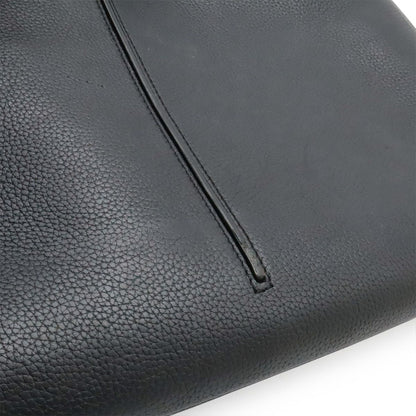 Dior Homme Logo Business Briefcase Leather Black Silver — view 9
