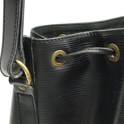 Louis Vuitton Epi Petit Noir Shoulder Bag Drawstring Black — view 6