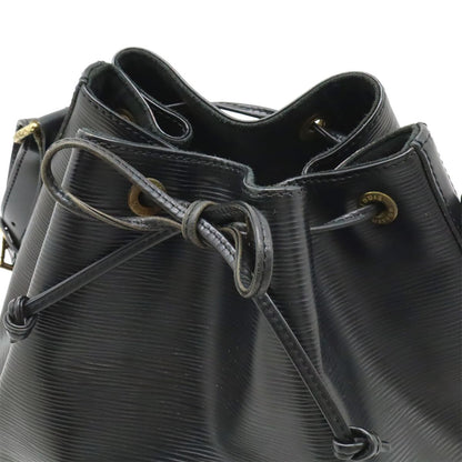 Louis Vuitton Epi Petit Noir Shoulder Bag Drawstring Black — view 4