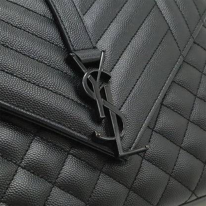Saint Laurent Paris YSL Classic Monogram Satchel Chain Shoulder Bag Quilted — view 8