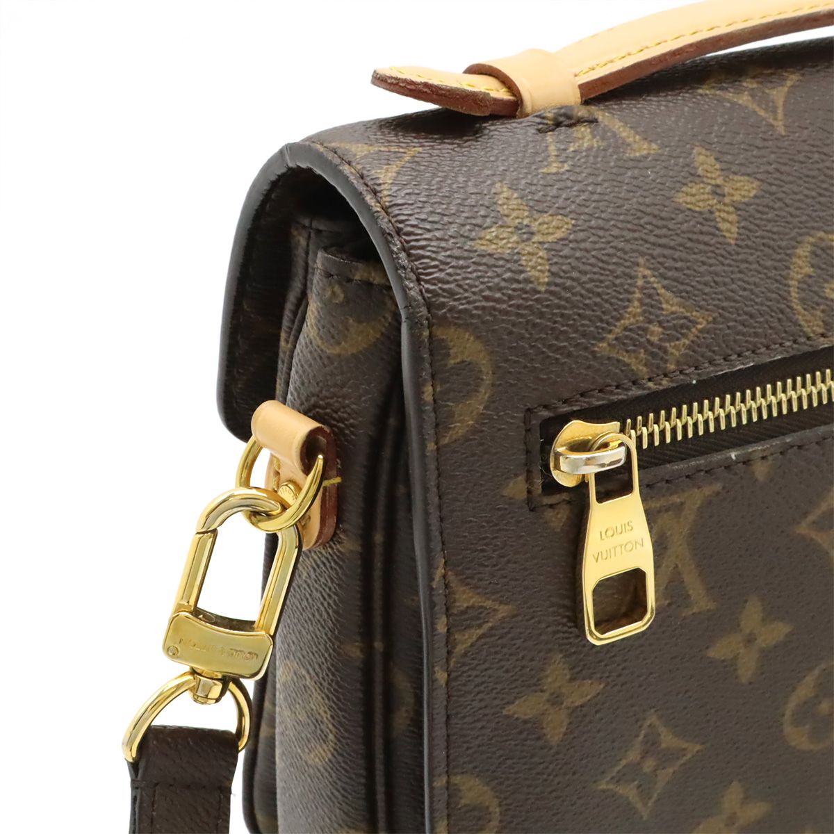 Louis Vuitton Monogram Pochette Metis MM 2-Way Shoulder Bag Clutch — view 4