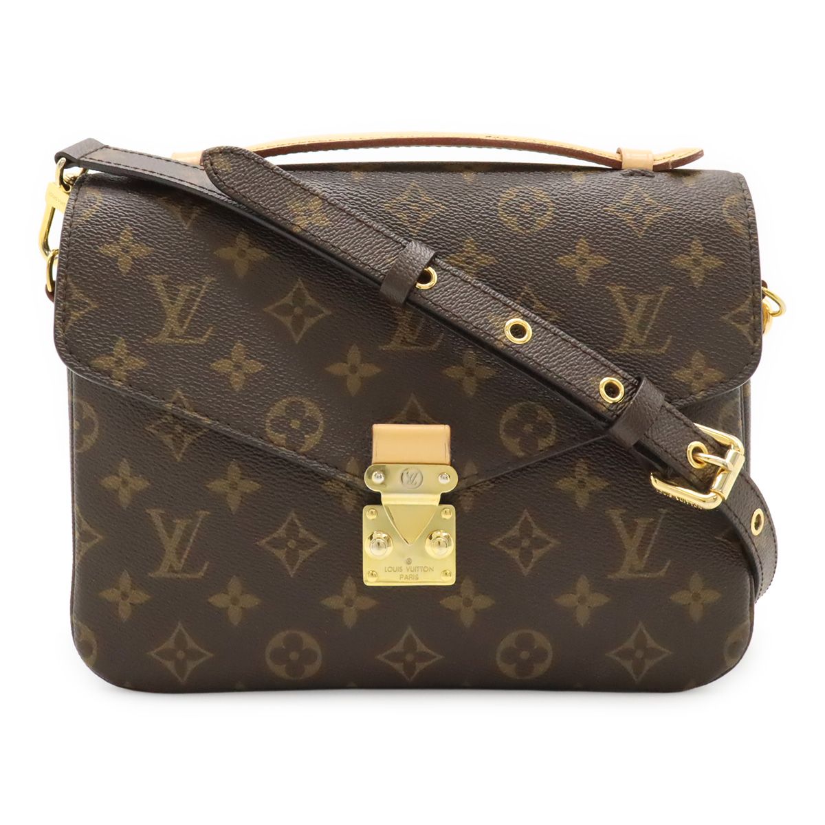 Louis Vuitton Monogram Pochette Metis MM 2-Way Shoulder Bag Clutch