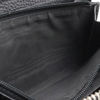 Gucci Jumbo GG Zip Wallet Zip Around Leather Black Silver — view 6