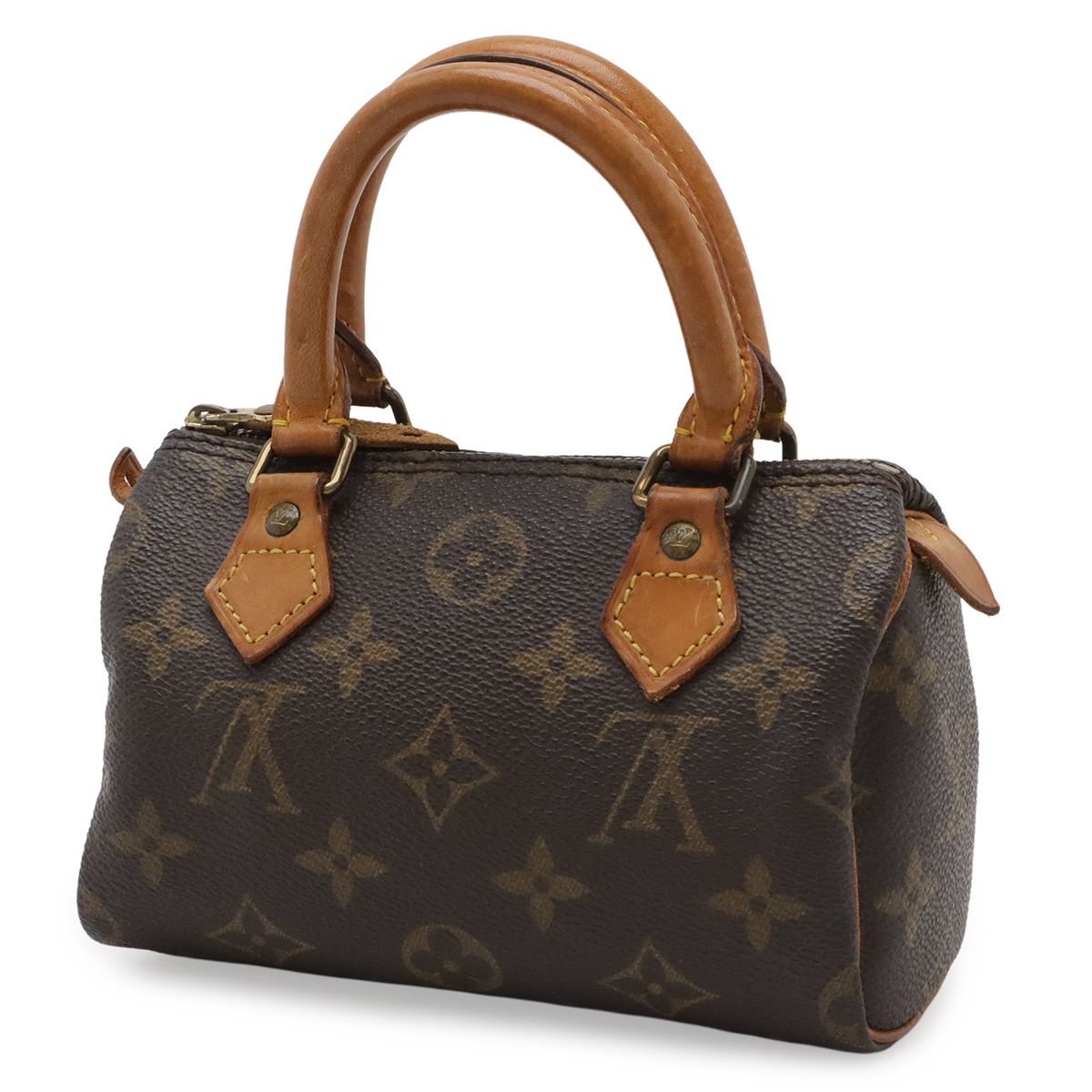 Louis Vuitton Monogram Mini Speedy Mini Bag Pouch Case — view 2