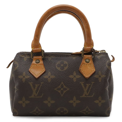 Louis Vuitton Monogram Mini Speedy Mini Bag Pouch Case