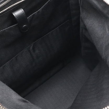Loewe Goya Backpack Calfskin Leather Mocha Brown Gray Black Silver — view 7