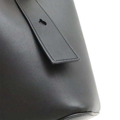 Loewe Pebble Bucket Bag Mini Slim Scarf Leather Black Gold — view 8