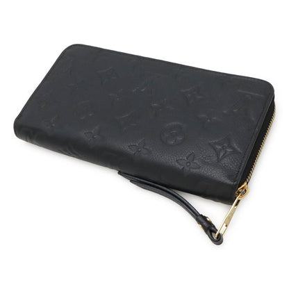 Louis Vuitton Monogram Empreinte Zippy Wallet Zip Around Leather Noir Black — view 2