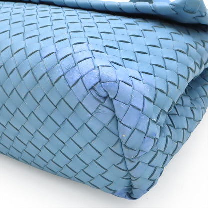 Bottega Veneta Olympia Chain Shoulder Bag Leather Light Blue — view 3