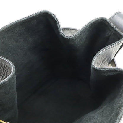 Louis Vuitton Epi Sac Depot PM Shoulder Bag Leather Noir Black — view 6