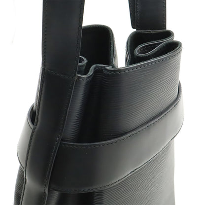 Louis Vuitton Epi Sac Depot PM Shoulder Bag Leather Noir Black — view 4