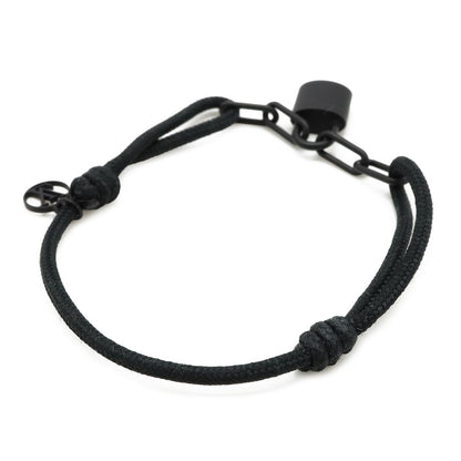 Louis Vuitton Bracelet Silver Lockit Virgil Avro Cadena Motif Titanium Noir — view 2