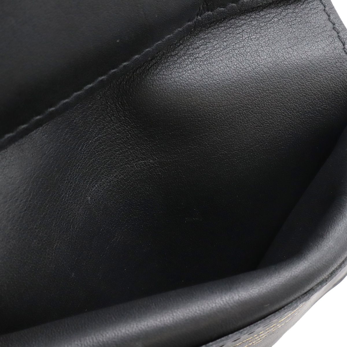 Louis Vuitton New Wave Gypt Compact Wallet Bifold Leather Noir Black — view 8