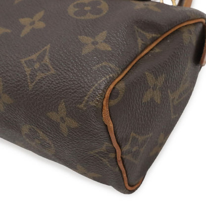 Louis Vuitton Monogram Mini Speedy Pouch Case 2-Way Shoulder Bag — view 3