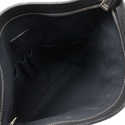 Louis Vuitton Taiga Sasha Shoulder Bag Crossbody Depth Leather Ardoise Black — view 7